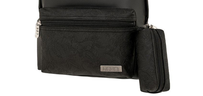 Polo Mini Dantela Mini Σακίδιο Πλάτης Δερματίνη Μαύρο 9-11-005-2000