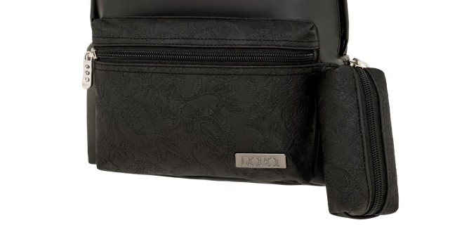 Polo Mini Dantela Mini Σακίδιο Πλάτης Δερματίνη Μαύρο 9-11-005-2000