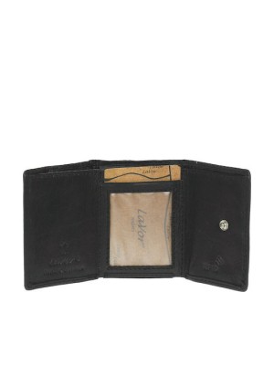 Lavor 1-3312 Γυναικείο Δερμάτινο Πορτοφόλι Μικρό Μαύρο
