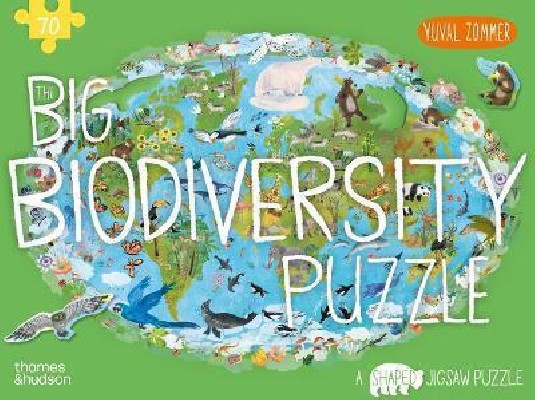 THE BIG BIODIVERSITY PUZZLE A SHAPED JIGSAW PUZZLE BY YUVAL ZOMMER