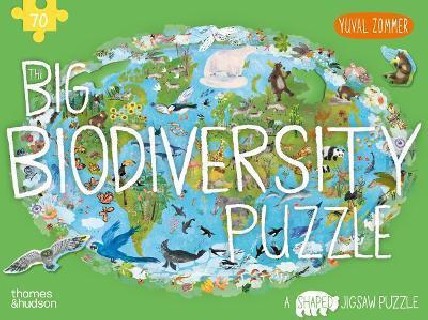 THE BIG BIODIVERSITY PUZZLE A SHAPED JIGSAW PUZZLE BY YUVAL ZOMMER