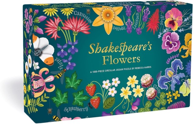 SHAKESPEARES FLOWERS: A 1000-PIECE JIGS A 1000-PIECE CIRCULAR JIGSAW PUZZLE