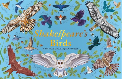 SHAKESPEARES BIRDS A 1000-PIECE CIRCULAR JIGSAW PUZZLE FOR ADULTS, PREMIUM QUALITY, BEAUTIFUL DESIG