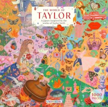 THE WORLD OF TAYLOR - AN UNOFFICIAL 1000-PIECE JIGSAW PUZZLE INSPIRED BY THE WORKS OF TAYLOR SWIFT