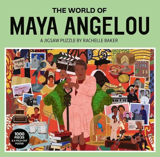 THE WORLD OF MAYA ANGELOU - A 1000-PIECE JIGSAW PUZZLE BY RACHELLE BAKER