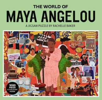 THE WORLD OF MAYA ANGELOU - A 1000-PIECE JIGSAW PUZZLE BY RACHELLE BAKER