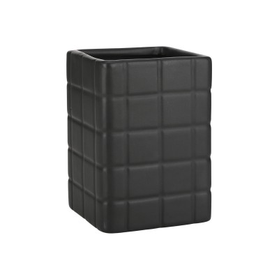 ESTIA ΠΟΤΗΡΑΚΙ ΜΠΑΝΙΟΥ TILES ΚΕΡΑΜΙΚΟ 7.5x11cm ΜΑΥΡΟ