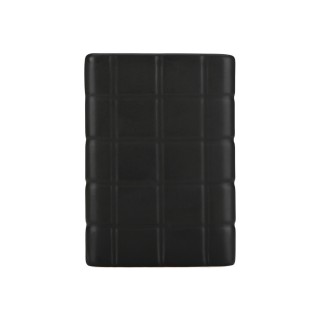 ESTIA ΠΟΤΗΡΑΚΙ ΜΠΑΝΙΟΥ TILES ΚΕΡΑΜΙΚΟ 7.5x11cm ΜΑΥΡΟ