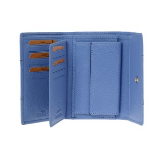 Lavor 1-6071 Γυναικείο Δερμάτινο Πορτοφόλι Γαλάζιο