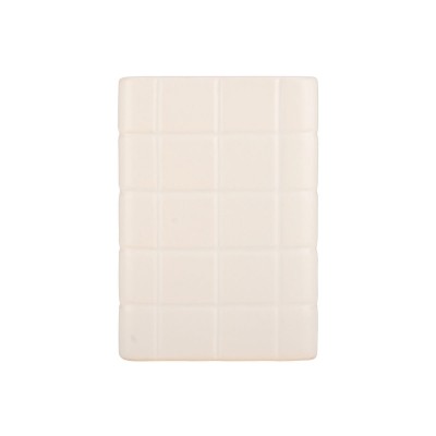ESTIA ΠΟΤΗΡΑΚΙ ΜΠΑΝΙΟΥ TILES ΚΕΡΑΜΙΚΟ 7.5x7.5x11cm ΛΕΥΚΟ