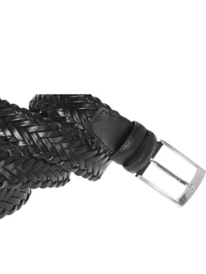 Lavor 1-94 Ανδρική Ζώνη Δερμάτινη Μαύρη 130cm