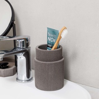 ESTIA ΠΟΤΗΡΑΚΙ ΜΠΑΝΙΟΥ WIRE ΡΗΤΙΝΗΣ ΓΚΡΙ