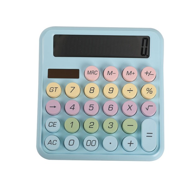 I-Total Αριθμομηχανή Candy Calculator Macaron Blue XL2887