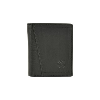 Daston 032 Ανδρικό Δερμάτινο Πορτοφόλι Μαύρο