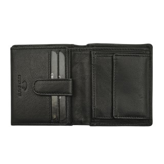 Daston 032 Ανδρικό Δερμάτινο Πορτοφόλι Μαύρο