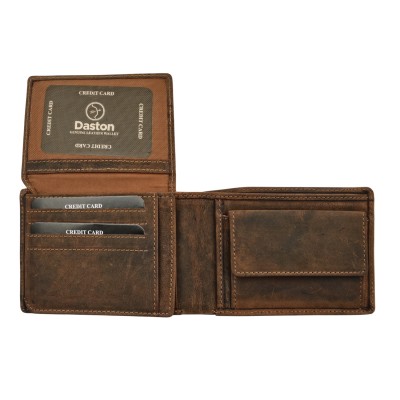 Daston 075 Ανδρικό Δερμάτινο Πορτοφόλι Hunter