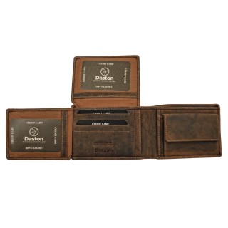 Daston 075 Ανδρικό Δερμάτινο Πορτοφόλι Hunter