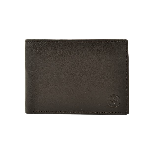 Daston 077 Ανδρικό Δερμάτινο Πορτοφόλι Καφέ