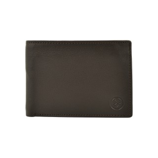 Daston 077 Ανδρικό Δερμάτινο Πορτοφόλι Καφέ