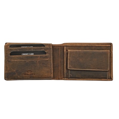 Daston 077 Ανδρικό Δερμάτινο Πορτοφόλι Hunter