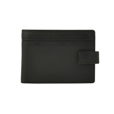 Daston 103 Ανδρικό Δερμάτινο Πορτοφόλι Μαύρο