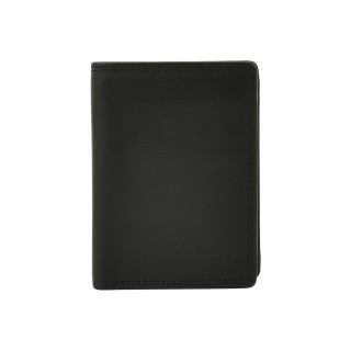 Daston 108 Ανδρικό Δερμάτινο Πορτοφόλι Μαύρο