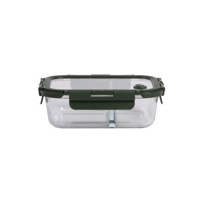 ESTIA ΦΑΓΗΤΟΔΟΧΕΙΟ CLICK&SEAL 2 ΘΕΣΕΩΝ ΜΕ ΑΕΡΑΓΩΓΟ 1030ml OLIVE