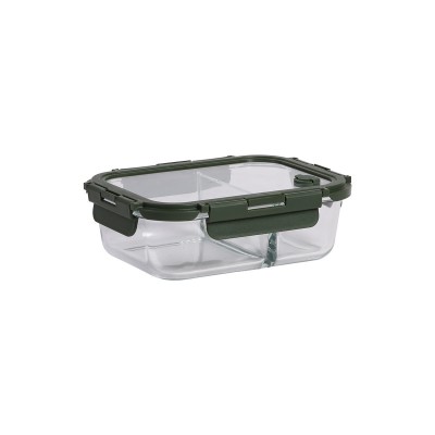 ESTIA ΦΑΓΗΤΟΔΟΧΕΙΟ CLICK&SEAL 2 ΘΕΣΕΩΝ ΜΕ ΑΕΡΑΓΩΓΟ 1030ml OLIVE
