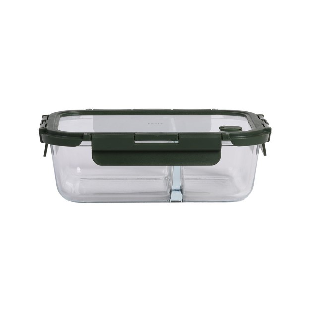 ESTIA ΦΑΓΗΤΟΔΟΧΕΙΟ CLICK&SEAL 2 ΘΕΣΕΩΝ ΜΕ ΑΕΡΑΓΩΓΟ 1460ml OLIVE