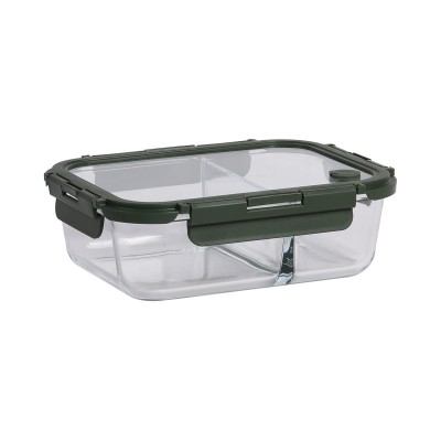 ESTIA ΦΑΓΗΤΟΔΟΧΕΙΟ CLICK&SEAL 2 ΘΕΣΕΩΝ ΜΕ ΑΕΡΑΓΩΓΟ 1460ml OLIVE