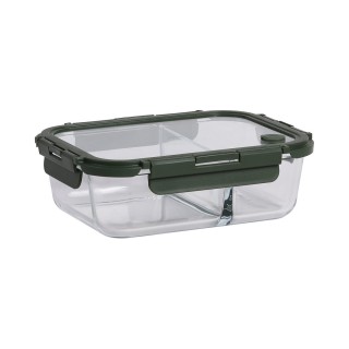 ESTIA ΦΑΓΗΤΟΔΟΧΕΙΟ CLICK&SEAL 2 ΘΕΣΕΩΝ ΜΕ ΑΕΡΑΓΩΓΟ 1460ml OLIVE