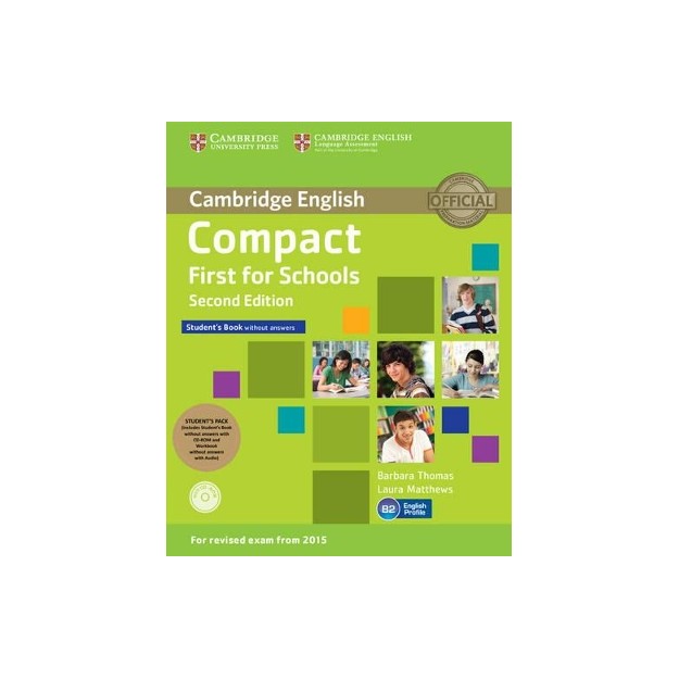 COMPACT FIRST FOR SCHOOLS SB PACK (+ CD-ROM + W/B + ONLINE AUDIO) 2ND ED