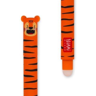 Legami Milano Tiger Στυλό Gel 0.7mm Πορτοκαλί με Πορτοκαλί Μελάνι Erasable EP0044