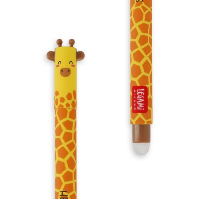 Legami Milano Giraffe Στυλό Gel 0.7mm Πορτοκαλί με Μαύρο Μελάνι Erasable EP0019