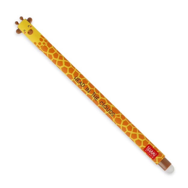 Legami Milano Giraffe Στυλό Gel 0.7mm Πορτοκαλί με Μαύρο Μελάνι Erasable EP0019