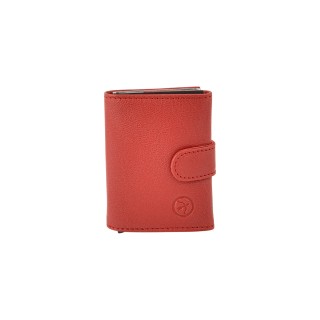 Daston 040 Ανδρικό Δερμάτινο Πορτοφόλι Κόκκινο