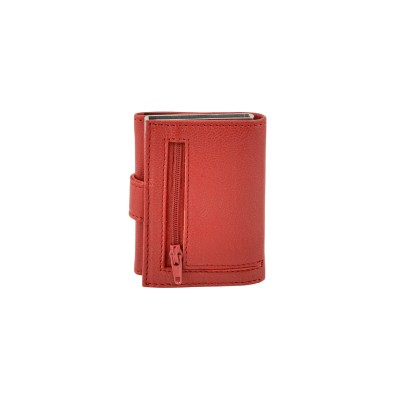 Daston 040 Ανδρικό Δερμάτινο Πορτοφόλι Κόκκινο