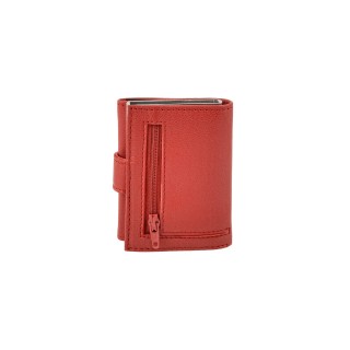 Daston 040 Ανδρικό Δερμάτινο Πορτοφόλι Κόκκινο