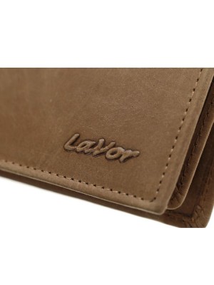 LaVor 1-3814 Ανδρικό Δερμάτινο Πορτοφόλι με RFID Crunch