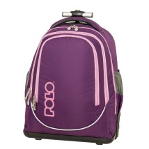 Polo Trolley Cart Σχολική Τσάντα Τρόλεϊ Μωβ 9-01-074-4700