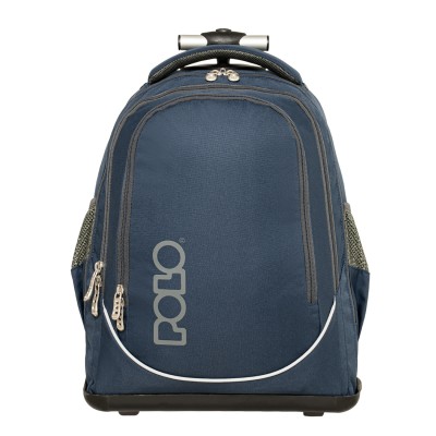 Polo Trolley Cart Σχολική Τσάντα Τρόλεϊ Μπλε 9-01-074-5500