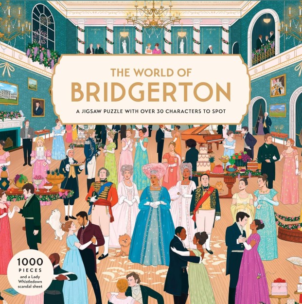 THE WORLD OF BRIDGERTON : A JIGSAW PUZZLE WITH OVER 30 CHARACTERS TO SPOT - 1000 PIECES