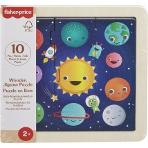 FISHER-PRICE - ΞΥΛΙΝΟ ΠΑΖΛ 9 ΤΕΜΑΧΙΑ ΠΛΑΝΗΤΕΣ - HXV16