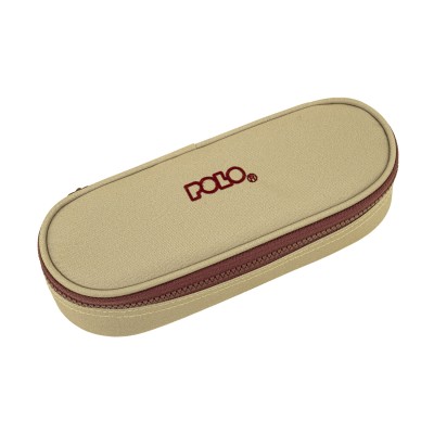 Polo Box Κασετίνα με 1 Θήκη Μπεζ/Μπορντώ 9-37-003-7432