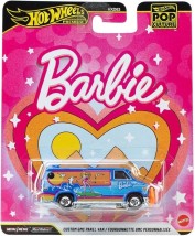 HOT WHEELS PREMIUM - POP CULTURE: BARBIE CUSTOM GMC PANEL VAN - JHW98