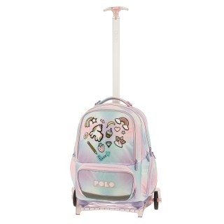 Polo Trolley Freely Σχολική Τσάντα Τρόλεϊ Δημοτικού Μονόκερος 9-65-055-8420