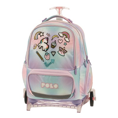 Polo Trolley Freely Σχολική Τσάντα Τρόλεϊ Δημοτικού Μονόκερος 9-65-055-8420