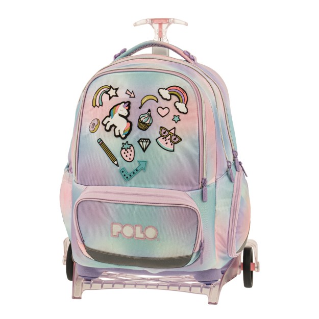 Polo Trolley Freely Σχολική Τσάντα Τρόλεϊ Δημοτικού Μονόκερος 9-65-055-8420