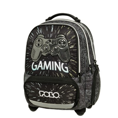 Polo Trolley Freely Σχολική Τσάντα Τρόλεϊ Δημοτικού Gaming 9-65-055-8421