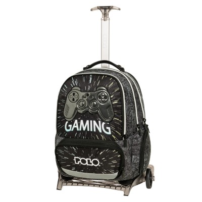 Polo Trolley Freely Σχολική Τσάντα Τρόλεϊ Δημοτικού Gaming 9-65-055-8421